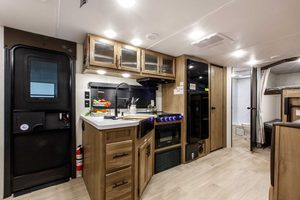 2025 Forest River Cherokee Grey Wolf Black Label 26DBHBL Bunkhouse Travel Trailer (Copy) Interior Image