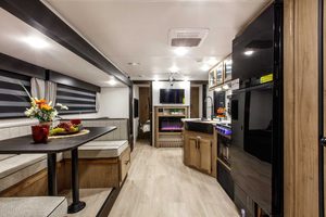 2025 Forest River Cherokee Grey Wolf Black Label 26DBHBL Bunkhouse Travel Trailer (Copy) Interior Image