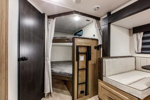 2025 Forest River Cherokee Grey Wolf Black Label 26DBHBL Bunkhouse Travel Trailer (Copy) Interior Image
