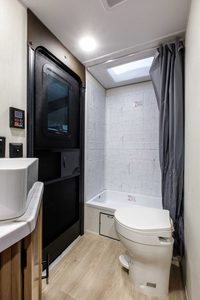 2025 Forest River Cherokee Grey Wolf Black Label 26DBHBL Bunkhouse Travel Trailer (Copy) Interior Image