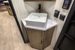 2025 Forest River Cherokee Grey Wolf Black Label 26DBHBL Bunkhouse Travel Trailer (Copy) Interior Image