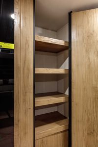 2025 Forest River Cherokee Grey Wolf Black Label 26DBHBL Bunkhouse Travel Trailer (Copy) Interior Image