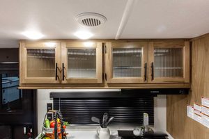 2025 Forest River Cherokee Grey Wolf Black Label 26DBHBL Bunkhouse Travel Trailer (Copy) Interior Image