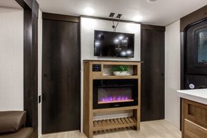 2025 Forest River Cherokee Grey Wolf Black Label 26DBHBL Bunkhouse Travel Trailer (Copy) Interior Image
