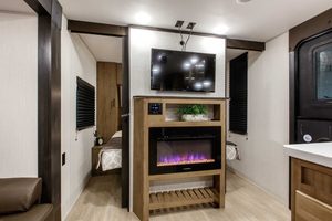 2025 Forest River Cherokee Grey Wolf Black Label 26DBHBL Bunkhouse Travel Trailer (Copy) Interior Image