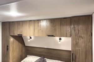2025 Forest River Cherokee Grey Wolf Black Label 26DBHBL Bunkhouse Travel Trailer (Copy) Interior Image