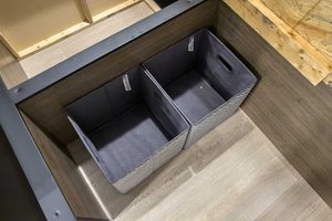 2025 Forest River Cherokee Grey Wolf Black Label 26DBHBL Bunkhouse Travel Trailer (Copy) Interior Image