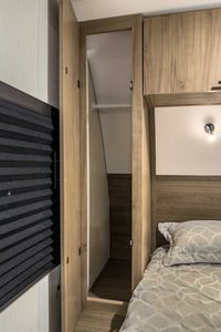 2025 Forest River Cherokee Grey Wolf Black Label 26DBHBL Bunkhouse Travel Trailer (Copy) Interior Image