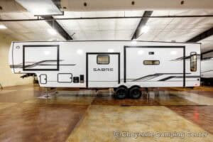 2026 Forest River Sabre 36FLX Two Bedroom Fifth Wheel With Loft Exterior Image