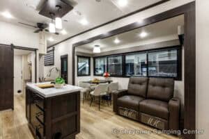 2026 Forest River Sabre 36FLX Two Bedroom Fifth Wheel With Loft Interior Image