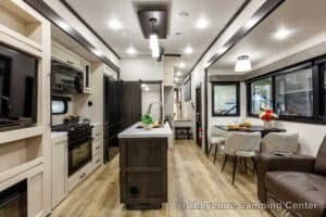2026 Forest River Sabre 36FLX Two Bedroom Fifth Wheel With Loft Interior Image