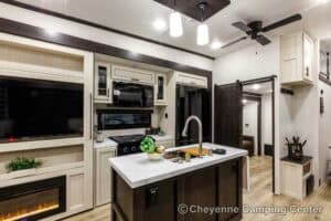 2026 Forest River Sabre 36FLX Two Bedroom Fifth Wheel With Loft Interior Image