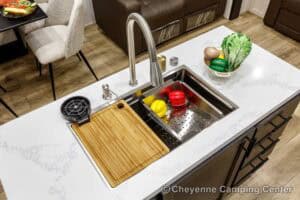 2026 Forest River Sabre 36FLX Two Bedroom Fifth Wheel With Loft Interior Image