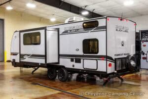 2026 Forest River Cherokee Grey Wolf Black Label 23DBHBL Bunkhouse Travel Trailer Exterior Image