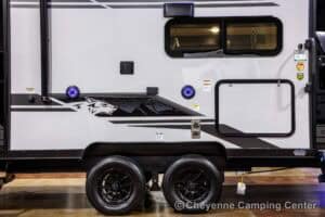 2026 Forest River Cherokee Grey Wolf Black Label 23DBHBL Bunkhouse Travel Trailer Exterior Image