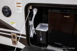 2026 Forest River Cherokee Grey Wolf Black Label 23DBHBL Bunkhouse Travel Trailer Exterior Image