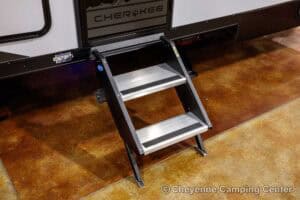 2026 Forest River Cherokee Grey Wolf Black Label 23DBHBL Bunkhouse Travel Trailer Exterior Image