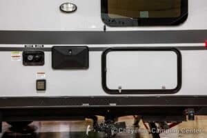 2026 Forest River Cherokee Grey Wolf Black Label 23DBHBL Bunkhouse Travel Trailer Exterior Image