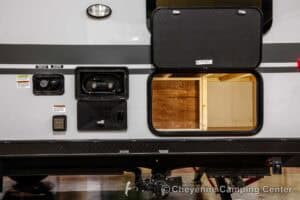 2026 Forest River Cherokee Grey Wolf Black Label 23DBHBL Bunkhouse Travel Trailer Exterior Image