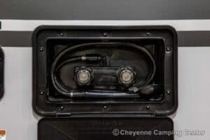 2026 Forest River Cherokee Grey Wolf Black Label 23DBHBL Bunkhouse Travel Trailer Exterior Image