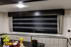 2026 Forest River Cherokee Grey Wolf Black Label 23DBHBL Bunkhouse Travel Trailer Interior Image