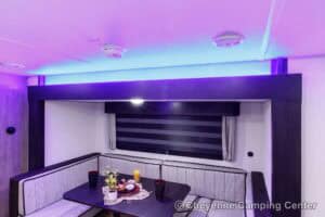 2026 Forest River Cherokee Grey Wolf Black Label 23DBHBL Bunkhouse Travel Trailer Interior Image