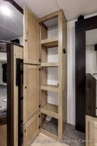 2026 Forest River Cherokee Grey Wolf Black Label 23DBHBL Bunkhouse Travel Trailer Interior Image