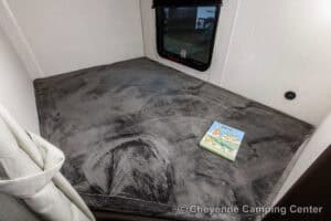2026 Forest River Cherokee Grey Wolf Black Label 23DBHBL Bunkhouse Travel Trailer Interior Image