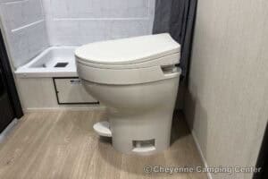 2026 Forest River Cherokee Grey Wolf Black Label 23DBHBL Bunkhouse Travel Trailer Interior Image