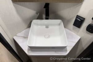 2026 Forest River Cherokee Grey Wolf Black Label 23DBHBL Bunkhouse Travel Trailer Interior Image