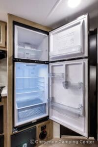 2026 Forest River Cherokee Grey Wolf Black Label 23DBHBL Bunkhouse Travel Trailer Interior Image