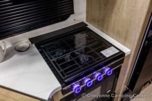 2026 Forest River Cherokee Grey Wolf Black Label 23DBHBL Bunkhouse Travel Trailer Interior Image