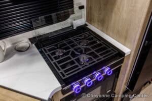 2026 Forest River Cherokee Grey Wolf Black Label 23DBHBL Bunkhouse Travel Trailer Interior Image