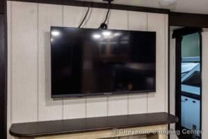 2026 Forest River Cherokee Grey Wolf Black Label 23DBHBL Bunkhouse Travel Trailer Interior Image