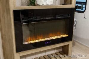 2026 Forest River Cherokee Grey Wolf Black Label 23DBHBL Bunkhouse Travel Trailer Interior Image