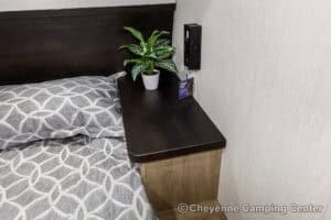 2026 Forest River Cherokee Grey Wolf Black Label 23DBHBL Bunkhouse Travel Trailer Interior Image