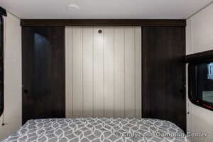 2026 Forest River Cherokee Grey Wolf Black Label 23DBHBL Bunkhouse Travel Trailer Interior Image