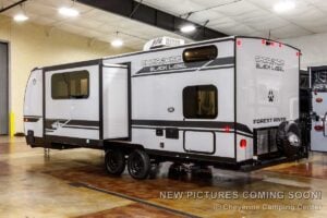 2027 Forest River Cherokee Grey Wolf Black Label 23DBHBL Bunkhouse Travel Trailer Exterior Image