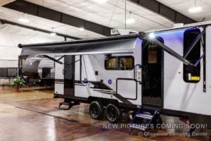 2027 Forest River Cherokee Grey Wolf Black Label 23DBHBL Bunkhouse Travel Trailer Exterior Image
