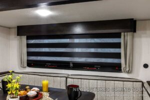 2027 Forest River Cherokee Grey Wolf Black Label 23DBHBL Bunkhouse Travel Trailer Interior Image