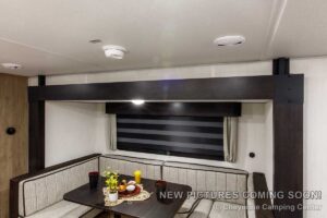 2027 Forest River Cherokee Grey Wolf Black Label 23DBHBL Bunkhouse Travel Trailer Interior Image