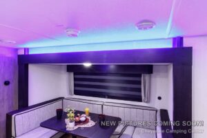 2027 Forest River Cherokee Grey Wolf Black Label 23DBHBL Bunkhouse Travel Trailer Interior Image