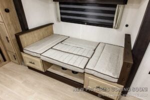 2027 Forest River Cherokee Grey Wolf Black Label 23DBHBL Bunkhouse Travel Trailer Interior Image