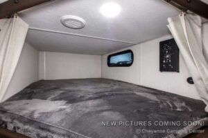2027 Forest River Cherokee Grey Wolf Black Label 23DBHBL Bunkhouse Travel Trailer Interior Image