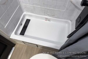 2027 Forest River Cherokee Grey Wolf Black Label 23DBHBL Bunkhouse Travel Trailer Interior Image