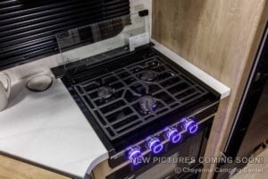 2027 Forest River Cherokee Grey Wolf Black Label 23DBHBL Bunkhouse Travel Trailer Interior Image