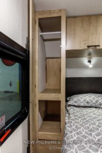 2027 Forest River Cherokee Grey Wolf Black Label 23DBHBL Bunkhouse Travel Trailer Interior Image