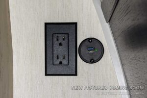 2027 Forest River Cherokee Grey Wolf Black Label 23DBHBL Bunkhouse Travel Trailer Interior Image