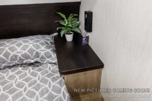 2027 Forest River Cherokee Grey Wolf Black Label 23DBHBL Bunkhouse Travel Trailer Interior Image