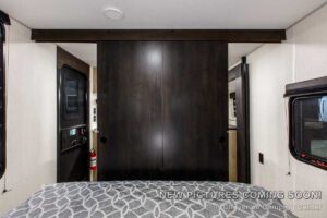 2027 Forest River Cherokee Grey Wolf Black Label 23DBHBL Bunkhouse Travel Trailer Interior Image